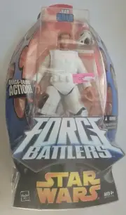 NEW STAR WARS FORCE BATTLERS HAN SOLO STORMTROOPER QUICK DRAW ACTION FIGURE! B67