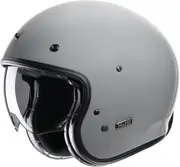 HJC V31 Solid Retro Jet Helmet, grey, Size M for Men