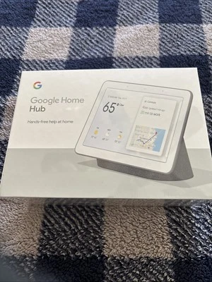 GOOGLE Charcoal Home Hub Google Assistant GA00515-US SEALED NEW