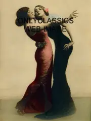 1927 ART DECO SEXY CURVY WOMAN DO TANGO IN PARIS GAY INTEREST 8X10 PHOTO DANCE