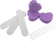 VICASKY 10 Sets Nail Care Tool Set Multi Functional Manicure Kit with Files and Buffers User Friendly Design for Home and Salon Use Durable Reliable Nail Shaping Tools for Men and Women