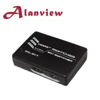 在飛比找momo購物網優惠-【Alanview】HDMI 2.0 HDR 三進一出切換器