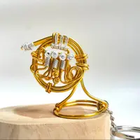 在飛比找蝦皮購物優惠-French Horn for Wire Lover Art