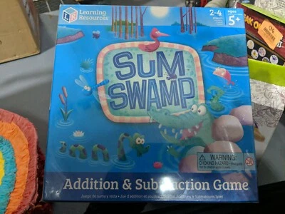 Learning Resources Sum Swamp Addition Subtraction Game Lightly Damaged Package