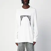 [DRKSHDW] White Level LS T T-shirt L White