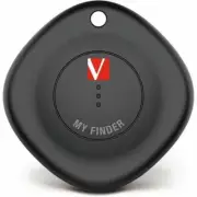 Verbatim 32132 3Pk MyFinder Bluetooth Apple Tracker Black White Purple KeyRing