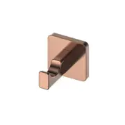 Bathroom Robe Hook Brushed Copper Greens Tapware Zuri 690905BC