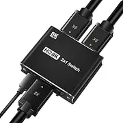 HDMI 8K 1080P 2 In 1 Out Adapter High Speed Screen Converter Splitter for Xbox for PS5 Accessory