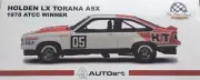 BIANTE 1:18 ATCC WINNER 1978 LX TORANA A9X PETER BROCK
