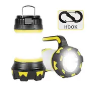 OZNALA 1pcs Rechargeable Strong Light Flashlight LED Camping Lantern Outdoor Tent Light Lamp & Power for Phone with USB Cable and Hook