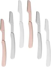 BIUDECO 6pcs Eyebrow Grooming Tools Women Razor Trimmer Shaver for Face Travel