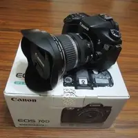 在飛比找旋轉拍賣優惠-【出售】Canon 70D 數位單眼相機 9成新