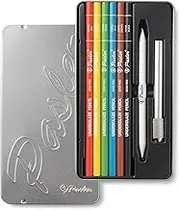 Underglaze Pottery Pencil Kit - Beautiful Metal Box Packaging, Underglaze Pencils Perfect for Ceramic Pottery Bisque, or Greenware - Pack of 6 Colors