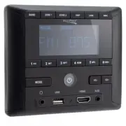 RV Stereo AM/FM Radio/Bluetooth/Aux-In Sound System Receiver Wall Mount