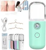 TYGHBN Easy Care Sunshine 15s Heat Up Mini Travel Garment Steamer, Cordless, Portable, Green