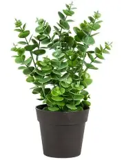 [Willow & Silk] Artificial Eucalyptus Plant Pot in Green