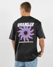 [Wrangler] Wrangler Men's Six Sun Slacker T-Shirt in Worn Black Size Small S Worn Black