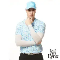 在飛比找森森購物網優惠-【Lynx Golf】男款吸排抗UV機能涼感超彈力Lynx字