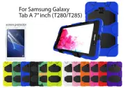 For Samsung Galaxy Tab A 7" T280/T285 Heavy Duty Shock Proof case/Screen Film