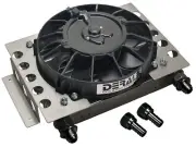 DERALE 15850 15 Row Atomic Cool Plate & Fin Remote Cooler, -8AN