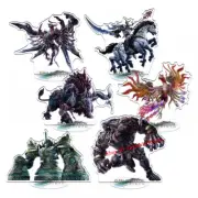 Anime Final Fantasy VII Bahamut Acrylic Desktop Stand Figure Collection Gift