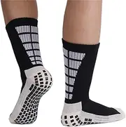 [HAMKVBPR] Soccer Socks Mid-calf Football Socks Thickened Towel Bottom Sports Socks for Running Gym Workouts