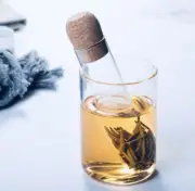 Glass Tea Infuser Creative Pipe Glass Design Tea Strainer For Mug Fancy Filter!