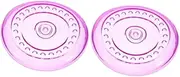 2pcs Dog Flying Saucer Puppy Outdoor Toy Dog Toys Dogs Training Toys Flying Toys Dog Disc Toy Outdoor Toys Dog Throwing Plate Toy Puppy Chewing Toys Puppy Training Discs Purple