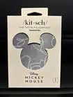 Kitsch Disney Mickey Mouse "Mickey Magic" Charcoal Standard Satin Pillowcase New