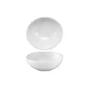 Torino European White 10 oz Porcelain Coupe Ellipse Bowl