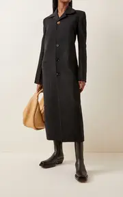 [Bottega Veneta] Single-Breasted Wool-Blend Coat