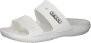 Crocs Classic Two-Strap Slide Sandals White - US Men 15 EU 50/51