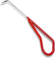 KAKURI Bonsai Root Hook, 8.6" Professional Bonsai Root Pick Tool, Japanese Stainless Steel, Red, Made in JAPAN