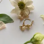 CHERI.HANDMADE 14K GOLD-FILLED CHIRPS EARRINGS耳環（一對）