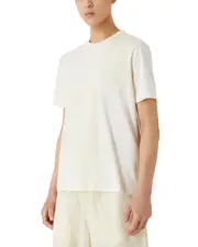 Emporio Armani Patchwork Effect Short Sleeve Crewneck Logo Tee