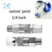 2pcs 1/4 In Stainless Steel Swivel Joint for Airless Paint Sprayer Gun Hose New