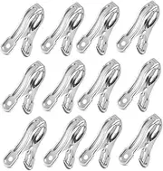 Stainless Steel Plant Covers Clamps 20pcs Garden Clips for Greenhouse Shading Net Rod Clip