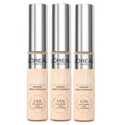 3x L'Oreal Paris True Match Radiant Serum Concealer 11ml 3R Light Medium