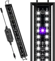 22W LED UVB Light for Reptiles, 27-INCH Aluminum Fixture, UVA UVB Light Contr...
