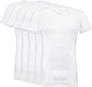 [Wallenberg] Men's V-Neck Half Sleeve Vest 1-5 Pack