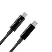True Thunderbolt 2 Cable 20gbps To For Pro Mini Js-Ribn Black