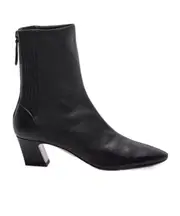elastic strap short boots 38 Black