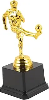 YARNOW Football Trophy Soccer Ball Sports Trophy Football Tournament Trophy Soccer Trophy Medal Display Trophy Cup League Trophy Gold Award Trophy Football Award Trophy Replica Plastic