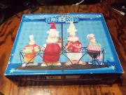 Tracy Flickinger 5pc Condiment Set Masters of the Grill BBQ Chefs