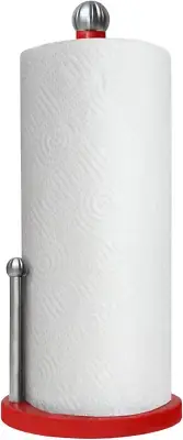 Blue Donuts Paper Towel Holder Countertop with Weighted Base - Easy One-Handed