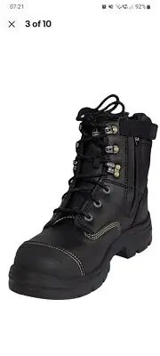 Oliver’s Work Boots - Men’s Steel cap With Zipper Aus Size 10
