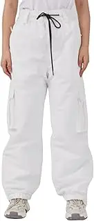 [Generic] Snow Ski Pants for Mens Winter Thicken Waterproof Insulated Pant Softshell Windproof Cargo Hiking Pants for Outdoor