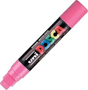 Uni Posca Marker PC-17K Paint Glass Pen Broad Chisel Tip 15 mm Pink