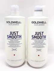 Goldwell Just Smooth Taming Shampoo 1000 ml and Conditioner 1000 ml set