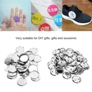 Badge Back Cover 50mm More Anti Corrosion Tinplate Plastic Badge Material Tool